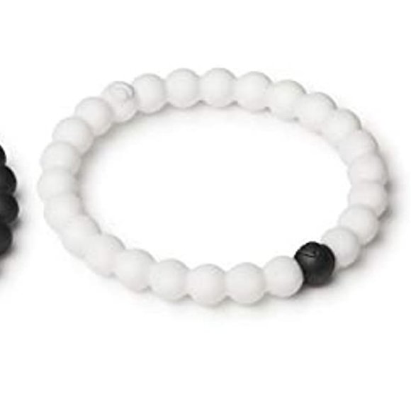 Lokai Bracelet - White - Find Your Balance Earth and Water - Original Lokai EACH - Picture 5 of 14